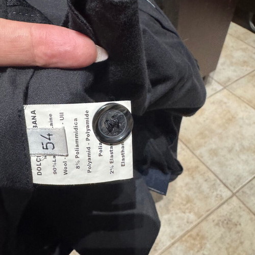Dolce & Gabbana suit like new, size 54 IT, black