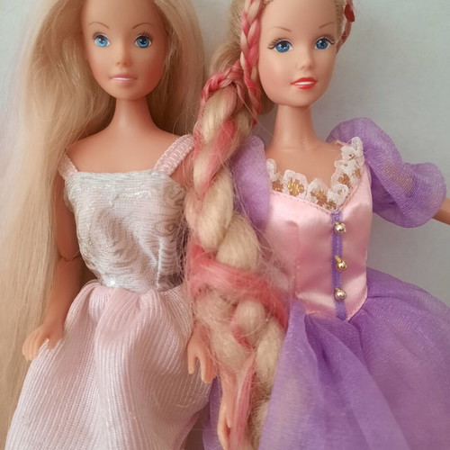 Simba Steffi Love vintage doll lot of 2 (Rapunzel / Ballerina)