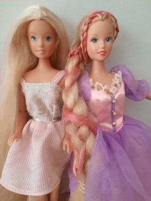 Simba Steffi Love vintage doll lot of 2 (Rapunzel / Ballerina)