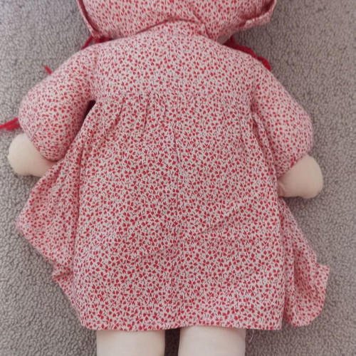Vintage cloth doll handmade, used