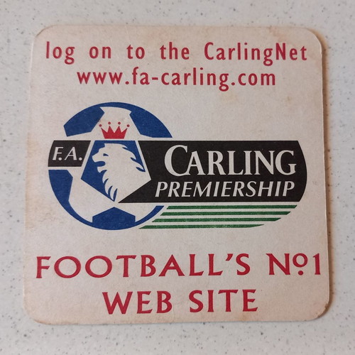 Carling coaster used