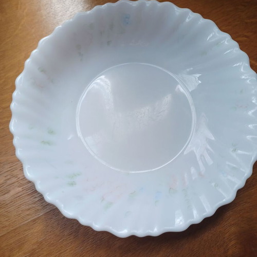 Arcopal France deep soup plate used, 21 cm diameter