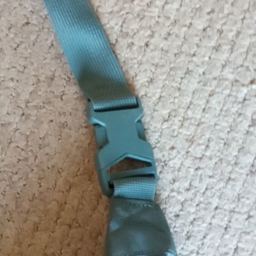 Nike waist bag new, turquoise and metallic grey