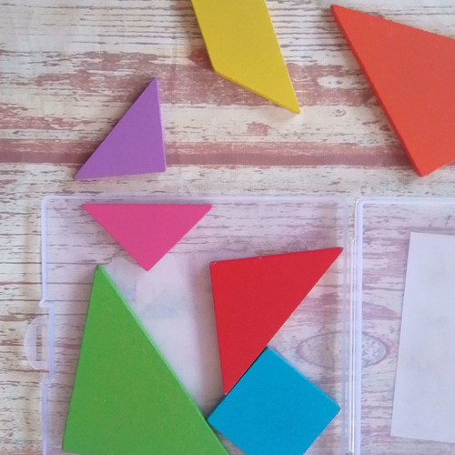 Junior Goodys wooden shape puzzle for kids used