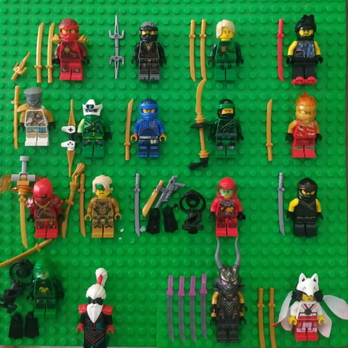 Lego Ninjago figures, authentic and new, set