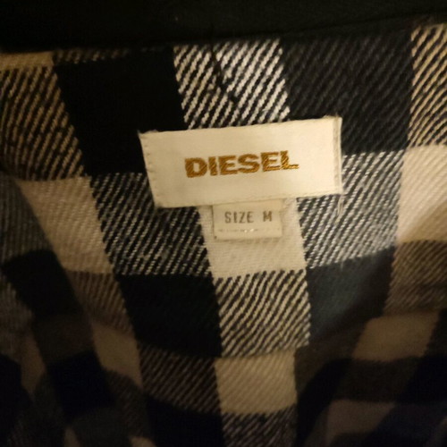 Vintage Diesel winter jacket / hoodie with removable quilted lining size M used