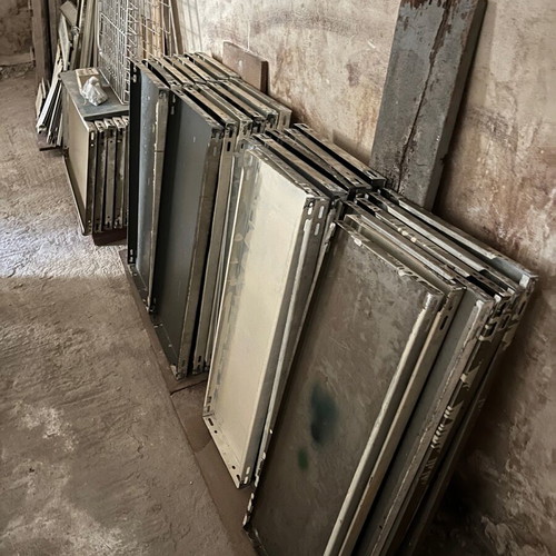 Dexion shelves used, metal disassembled