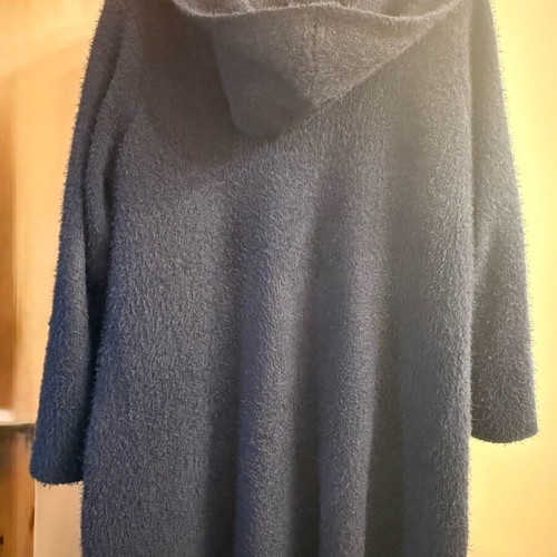 Blue Medium Jacket with Hood like new
