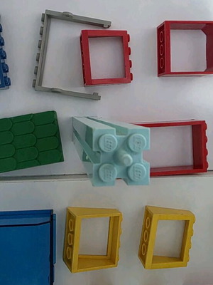 Lego windows used, many old pieces