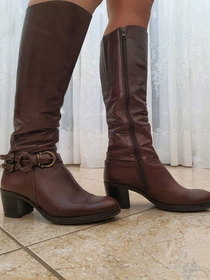 Petridis Leather Boots Brown like new size 37