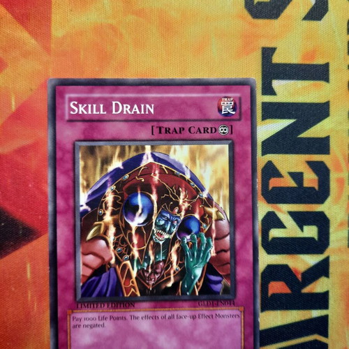 Skill Drain Limited Edition GLD1 used Yu-Gi-Oh! card