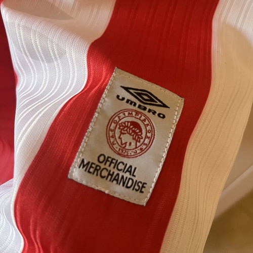 Olympiacos 75 Years Jersey new, with name Giorgos Amanatidis XL