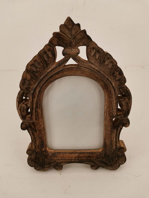 Wooden photo frame from 1960s