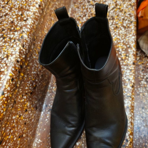 Zara men's ankle boots size 44 like new, black