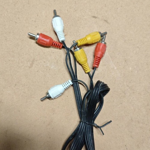 RCA Cable 3x Male to Male 1m like new for Home Cinema Audio Video