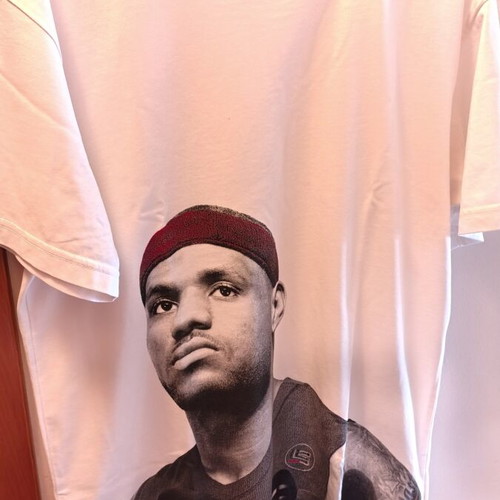 Lebron James Nike Dry Fit T-shirt white, size L, like new, authentic