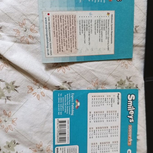 Educational English CDs and DVDs for Children, like new, set of 4