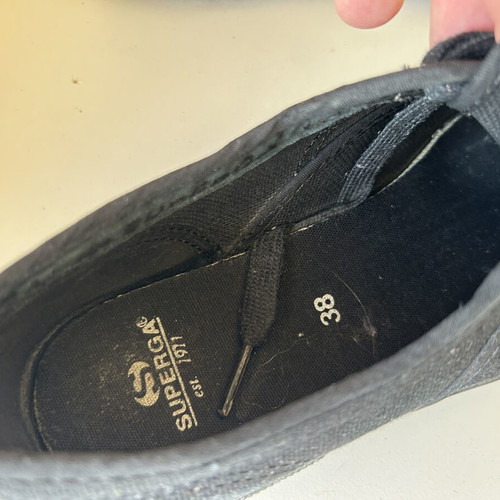 H&M and Superga women's shoes used, sizes 37 and 38