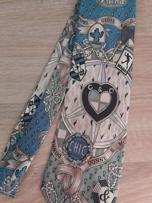 Silk tie like new, multicolored