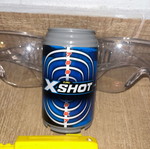 Set Nerf με πιστόλι, 3 στόχους και 2 προστακτικά γυαλιά σε άριστη κατάσταση