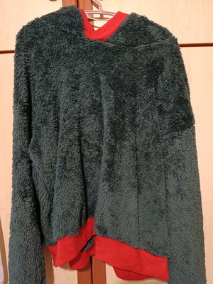 Shein women's woolen pajama new, green, sizes XL-XXL