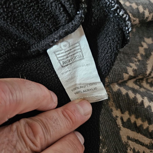 Admiral Unisex Hat with Fleece Like New, Gray Multicolor