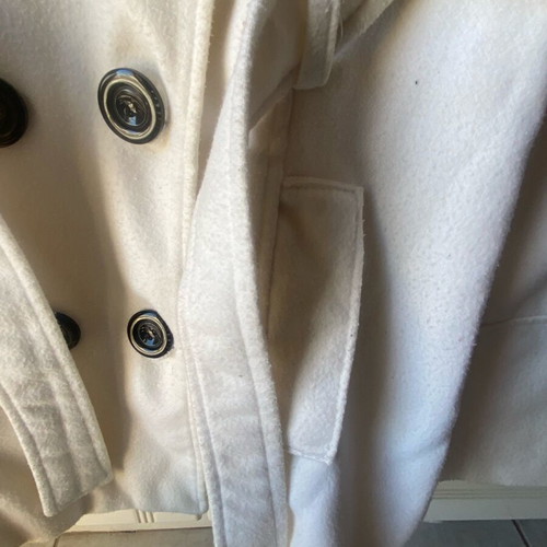 White nautical coat like new, size XXL fitting L-XL