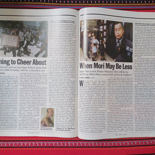 Time magazine used, issue 17/4/2000, 72 pages