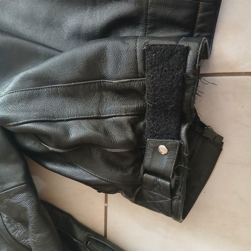 Bering leather jacket used, black, size M