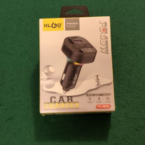 KLGO TC-30PD 45W Car Charger and Bluetooth FM Transmitter