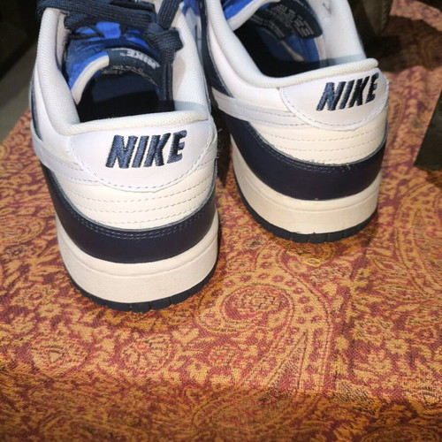 Nike Dunk Low sneakers like new, size 46, white and blue