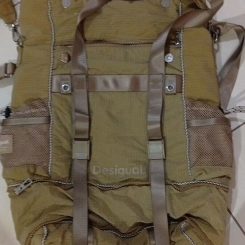 Desigual backpack like new, brown, 50 cm open