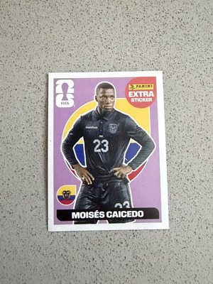 Moisès Caicedo Extra Sticker FIFA 2026 Panini New