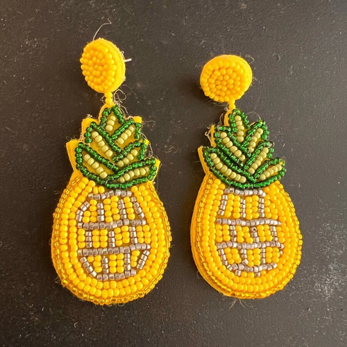 Pineapple earrings new
