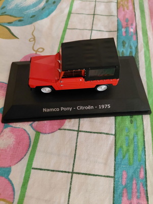 Namco Pony Citroën 1975 orange collectible metal toy car