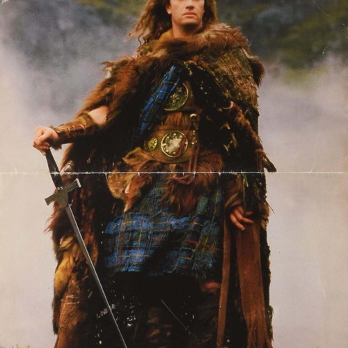 Highlander Connor MacLeod original movie poster 1986 used