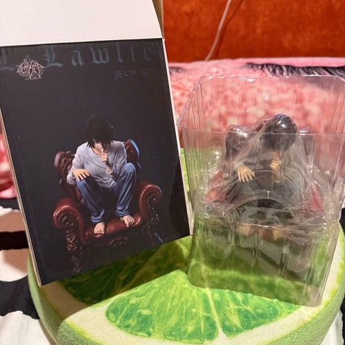 Anime Figure L (Death Note) on chair new