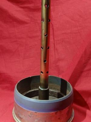 120mm Tank Cartridge Case used, decorative base for Leopard 2 and M1 Abrams