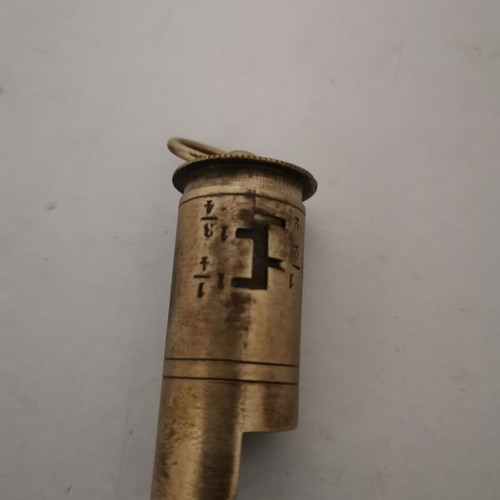Brass Powder Measure Like New, 1920s Era