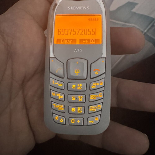 Siemens A70 sealed mobile phone