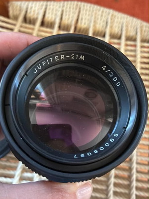 Jupiter-21M 200mm f/4 φακός μεταχειρισμένος, vintage τηλεφακός M42