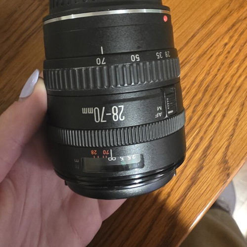 Canon EF 28 to 70mm f/3.5 to 4.5 Zoom Lens used