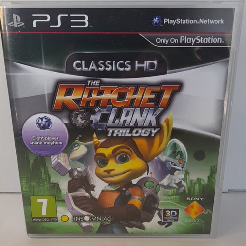 Ratchet and Clank Trilogy PS3 like new, English edition
