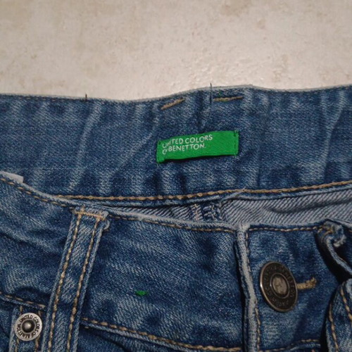 United Colors of Benetton men's and kids' jeans used, blue, size S