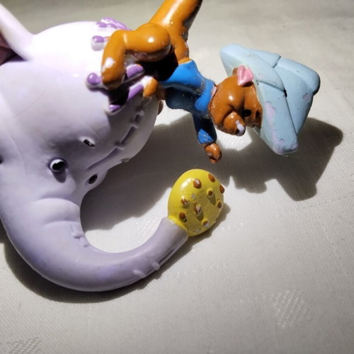 Lumpi & Roo figure 8 cm used, Pooh's Heffalump Movie Bullyland 2005