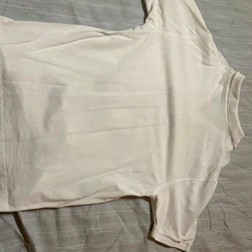 B&C Collection Unisex Polo Shirt Size M like new, white, short sleeve
