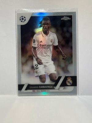 2023 Topps Chrome UCC Eduardo Camavinga #12 Refractor καινούργιο