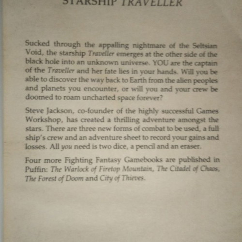 Starship Traveller book used in good condition