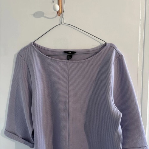 Blouse 3/4 sleeve new, light purple, size S-M H&M