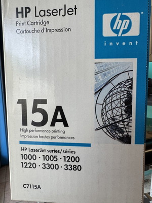 Compatible Toner C7115A HP 15A Black New
